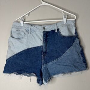 Hollister Three-Tone Jean Shorts